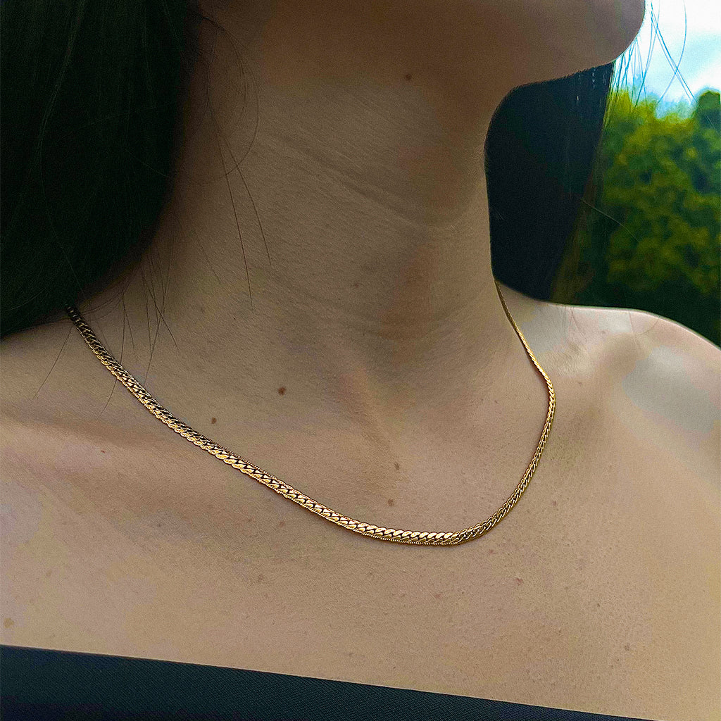 Cadena Grabada - Mujer